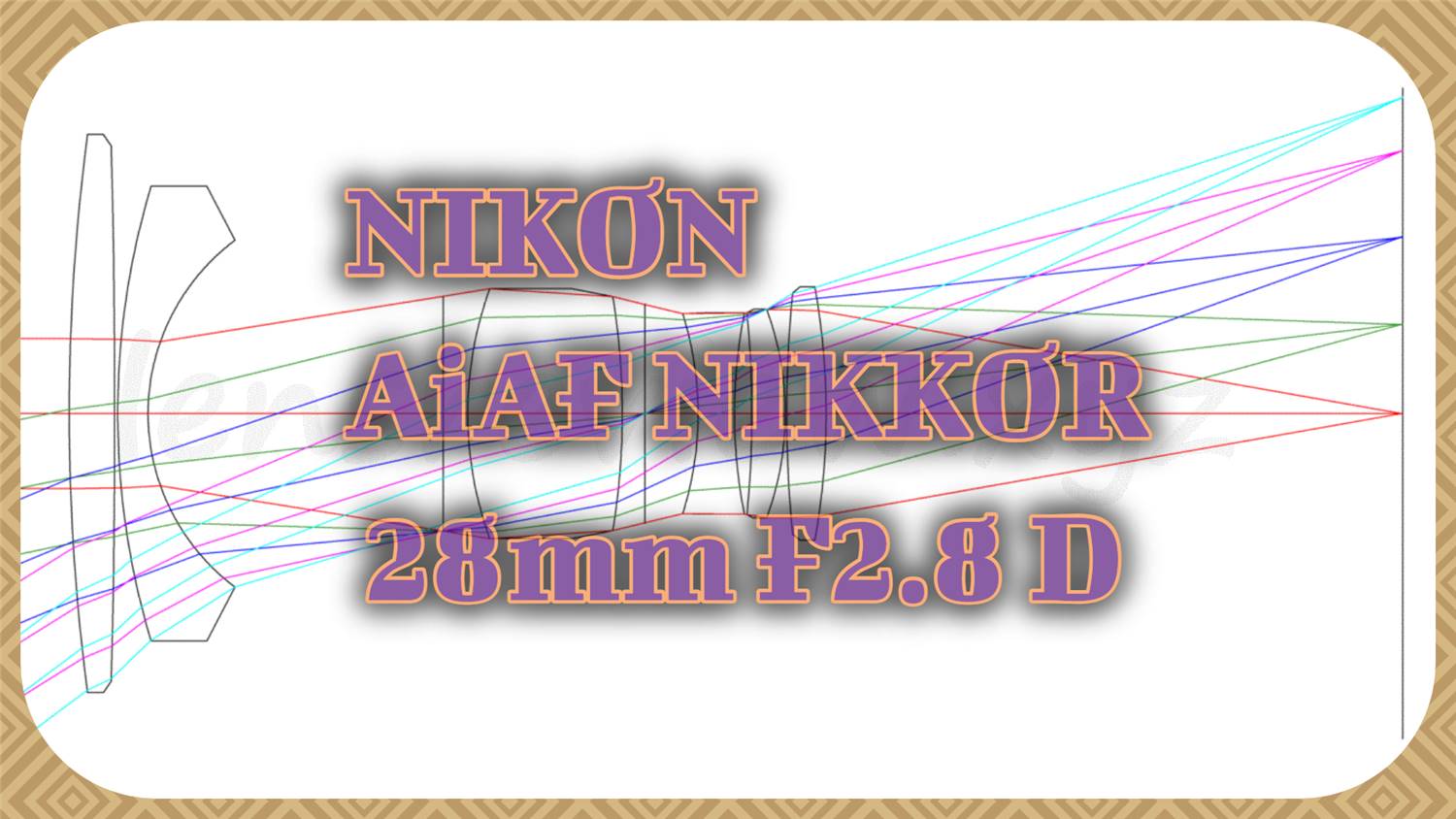 レンズのプロが解説】NIKON Ai AF Nikkor 28mm f/2.8D-分析029 - LENS 