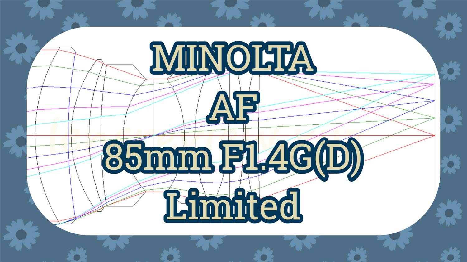 レンズ性能評価】MINOLTA AF 85mm F1.4 G(D) Limited-分析043 - LENS 